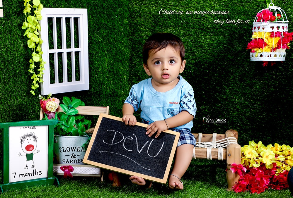 7 To 8 Months Baby Boy, Girl Photography, Photographer Ahmedabad